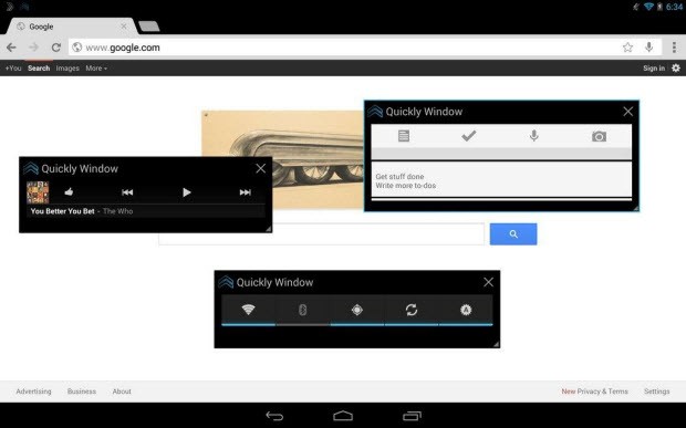 Quickly ve uzaktan masaüstü