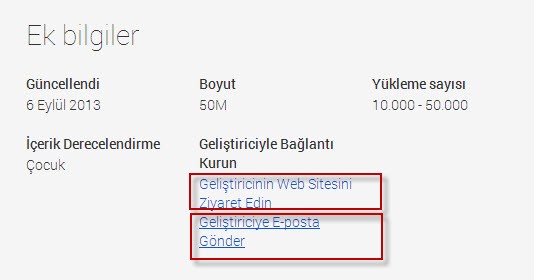 Geliştiriciden Geri Ödeme