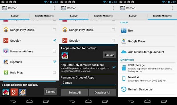 Helium Backup ile root'suz yedekleme