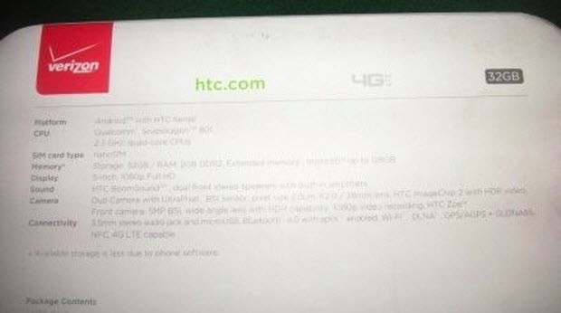 Yeni HTC One eBay'e düştü, detayları göründü!