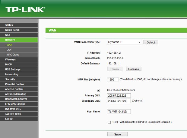Kökten çözüm: DNS'i router'dan değiştirmek