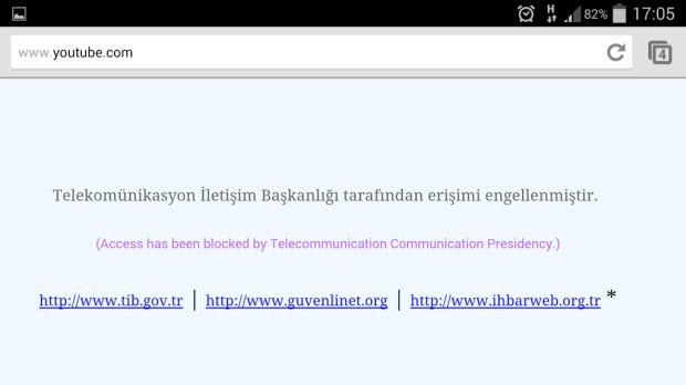 Twitter'dan sonra YouTube da yasaklandı!