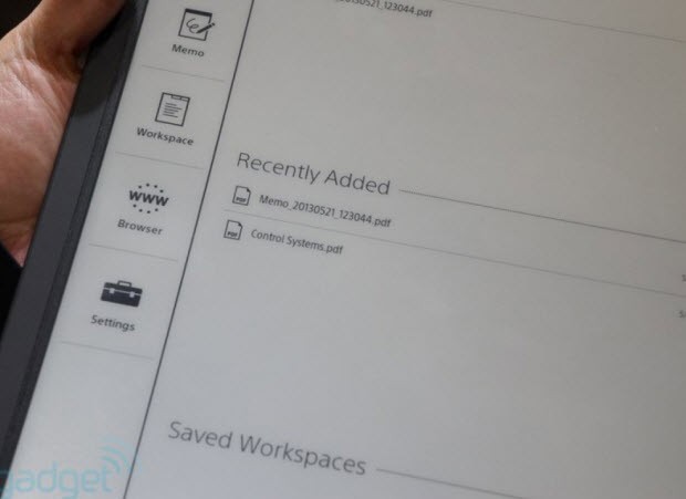 Sony'nin kağıt tabletinden kareler - III