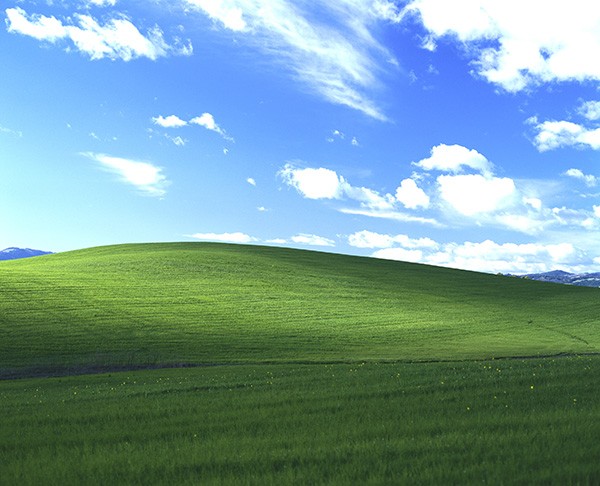 İşte Windows XP'nin arka planının orijinali!