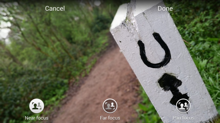 Kamera ve seçilebilir odak