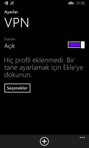 VPN ve diğer geliştirmeler