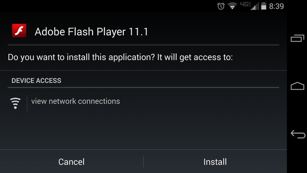 Yeni Android cebinize Flash desteği ekleyin!