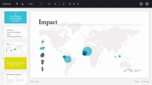 Dokunmatik dostu Office'ten kareler - III