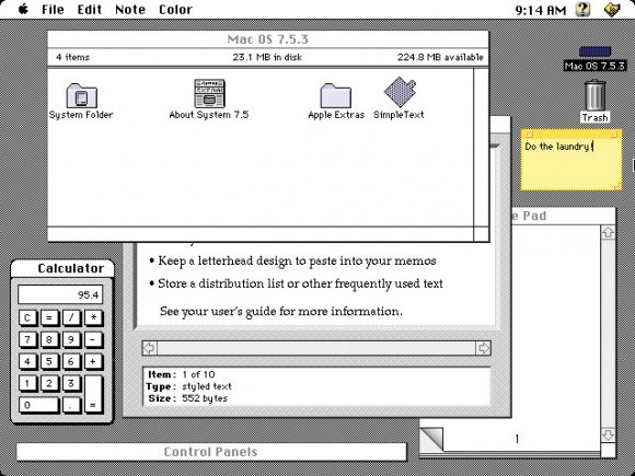 System Software 7.5