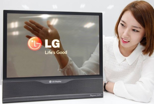 Bu da LG'nin 18 inç'lik katlanan OLED ekranı!