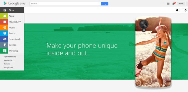 Google'ın Nexus 5 kişiselleştirme aracı yolda