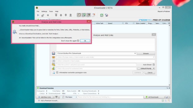 JDownloader 2 BETA ve Free Download Manager