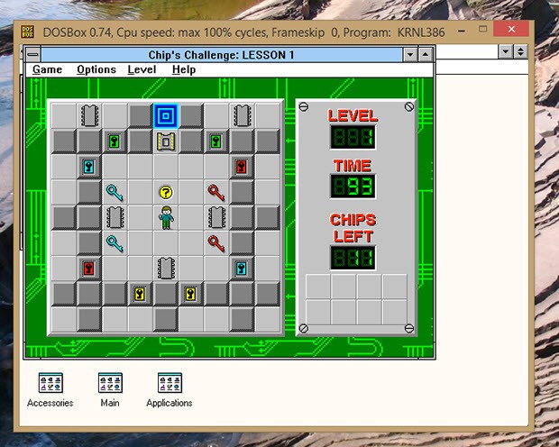 Windows 3.1'i DOSBox'ta çalıştırın; 2. yol