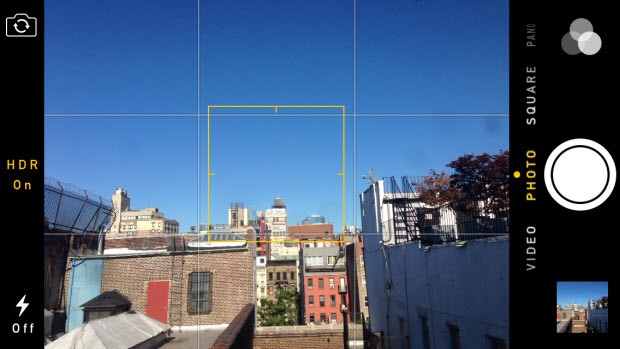 Fiziksel düğme yerine ekran deklanşörünü kullanın