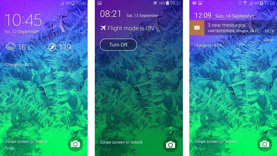 Fitness, arayüz ve menüler