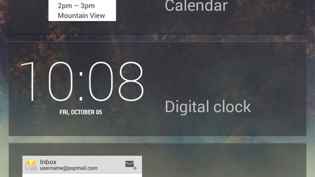 Google uygulamaları; hava durumu ve zaman