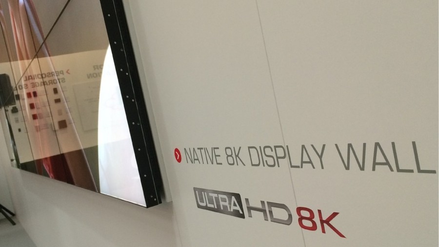 5- Toshiba 220-inç 8k video duvarı