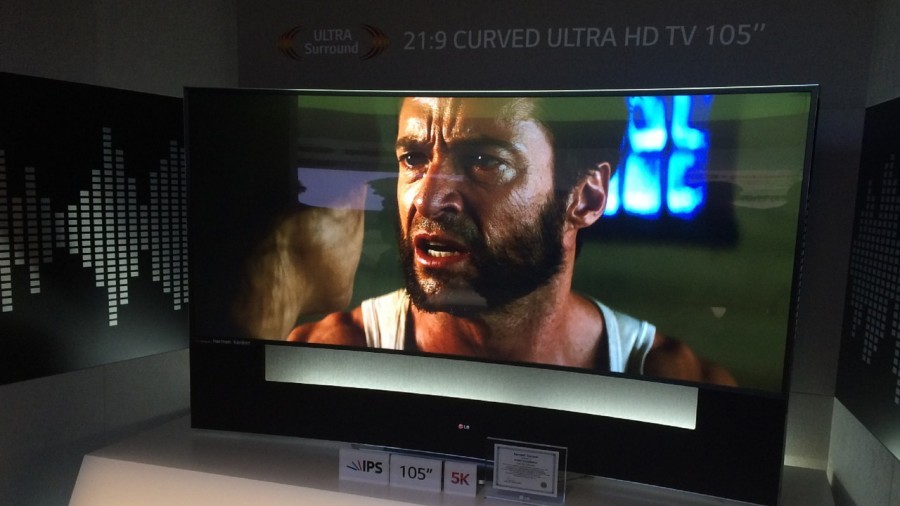 7- LG 21:9 ultra 4k TV with Ultra Surround