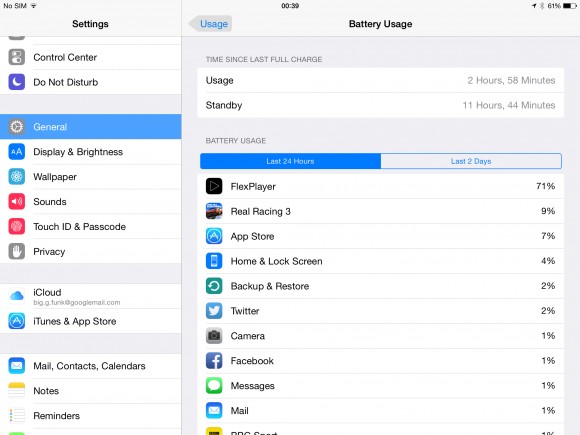 Genel pil kullanımı