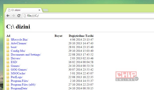 Sürükle bırak ile anahtar kelime arayın