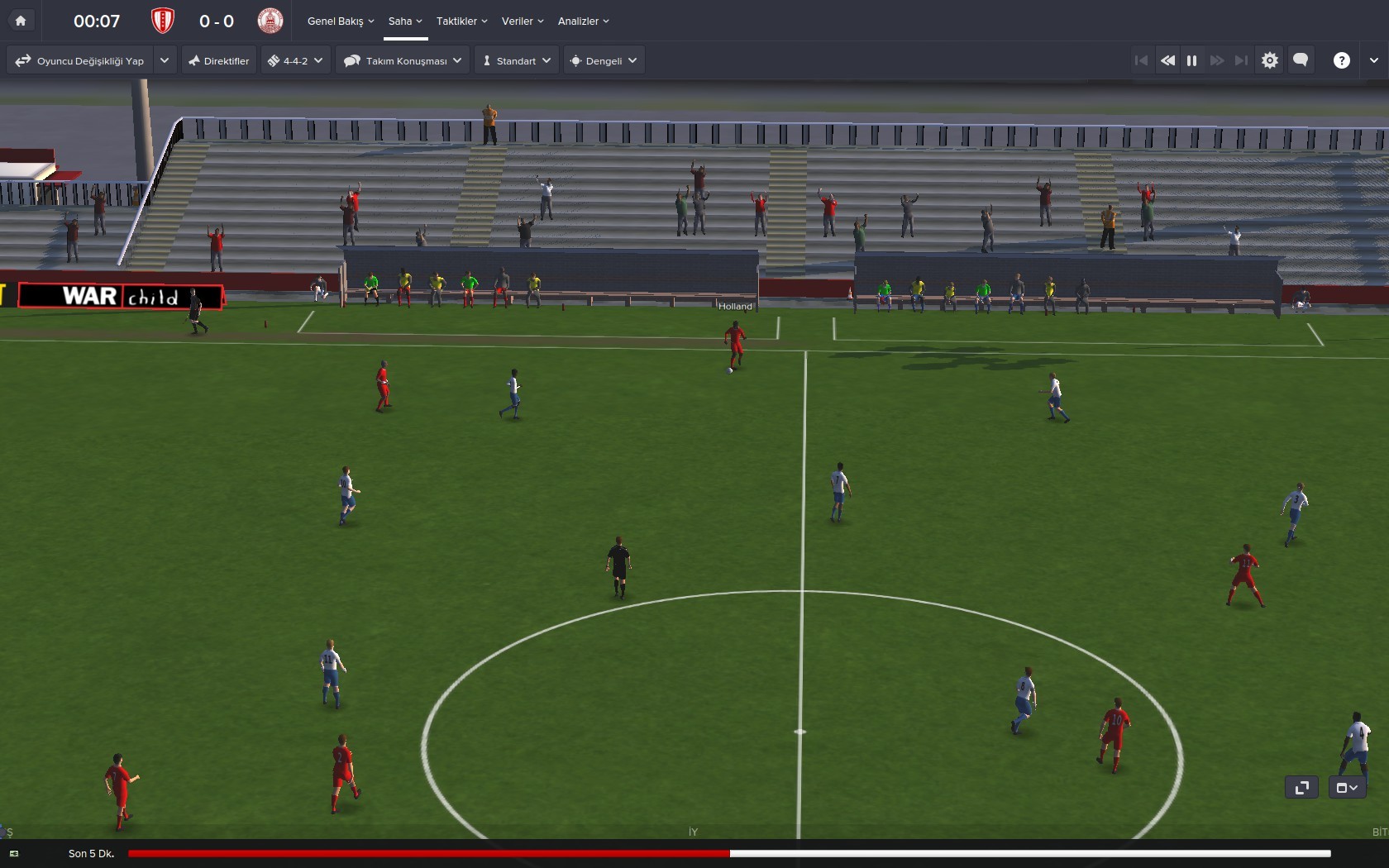 Maç motorundaki değişiklikler ve yeni roller