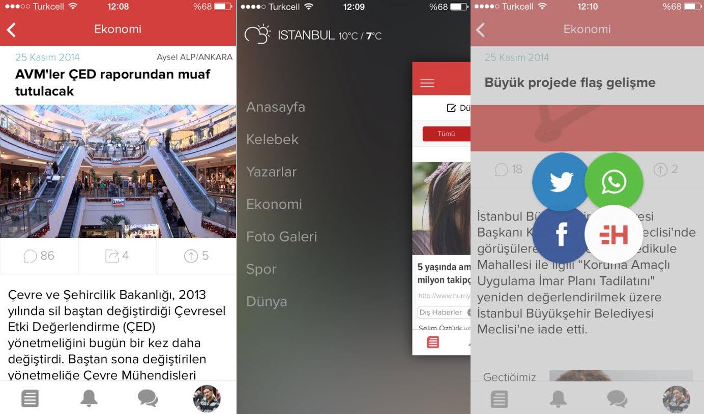 Hürriyet Mobil yenilenen yüzüyle yayında!