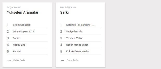 Türkiye'de 2014'te en çok aratılanlar