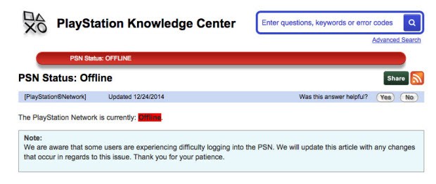 Xbox Live ve PSN'de kesintiler devam ediyor!