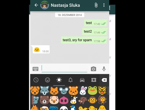 Material Design görünümlü WhatsApp!