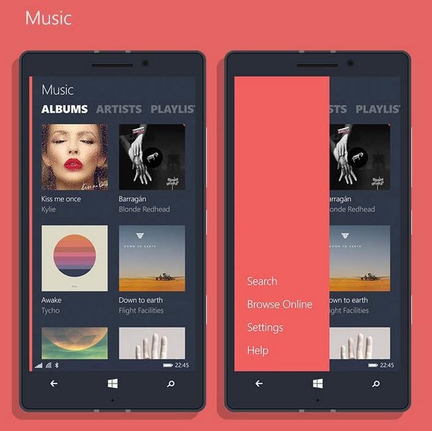 Windows 10 konseptinden son iki resim