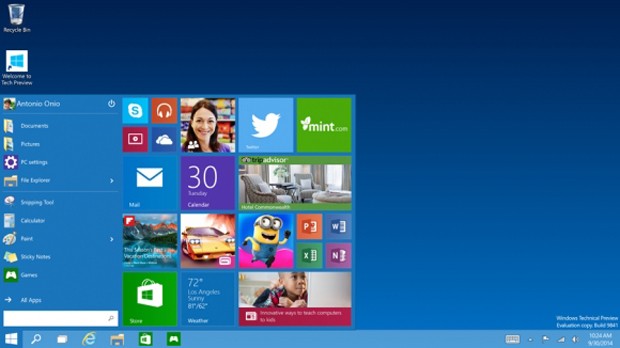 Windows 10'a merhaba