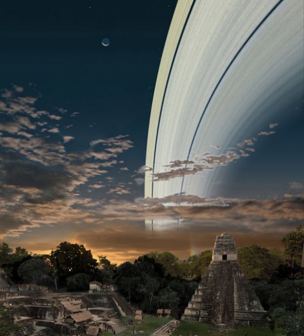 Satürn'ün halkası, Dünya'da da olsaydı...