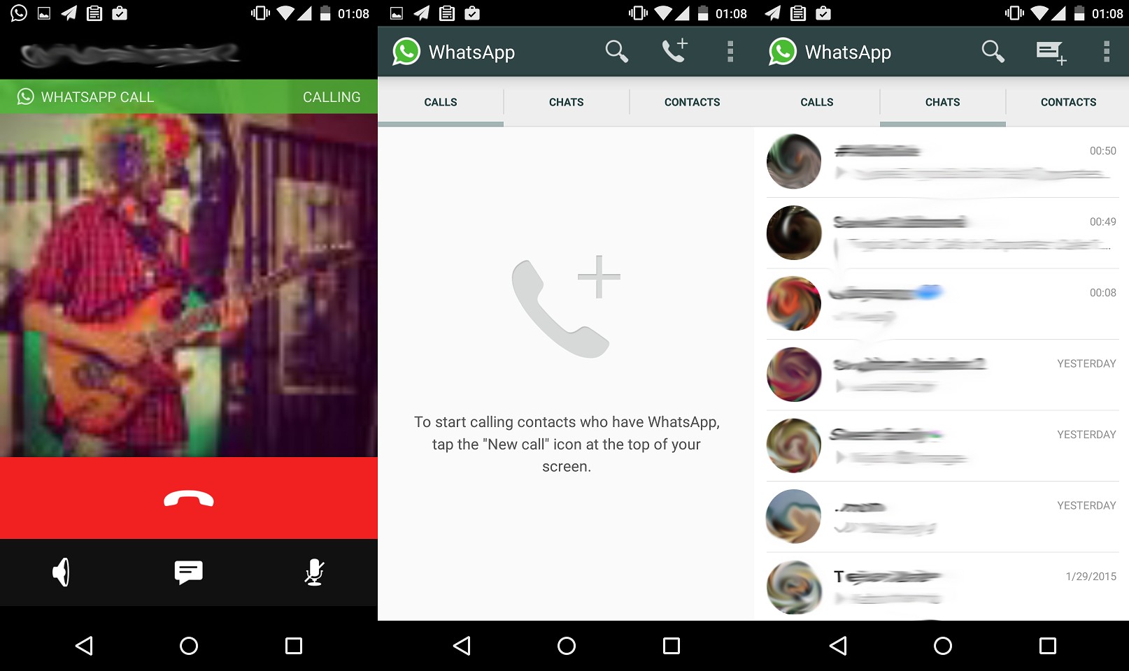 WhatsApp'ın sesli görüşme işlevi göründü!