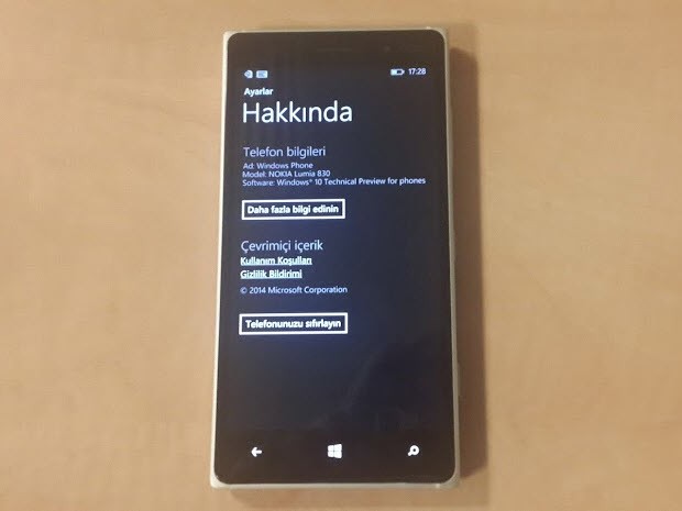 Windows 10 ön izlemeyi Lumia 830'da inceledik