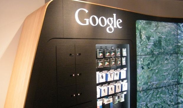 Google'ın ilk gerçek mağazasından kareler!