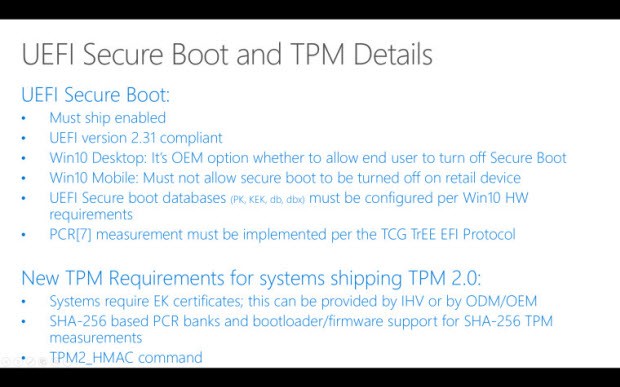 Windows 10, Secure Boot'u kapattırmayabilir!