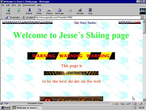 Geocities: 1994'te kendi web sitenizi yapın