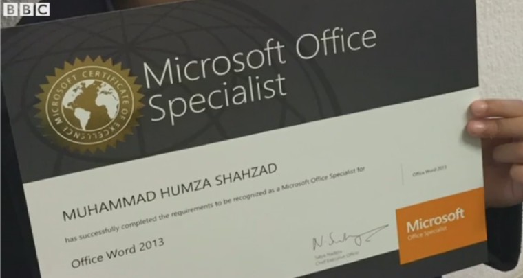 6 yaşındaki çocuk, Microsoft sınavını geçti!