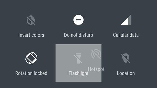 Hızlı ayar kutucuklarının sırasını değiştirebilirs