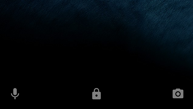 Kilit ekranında sola sürükleme