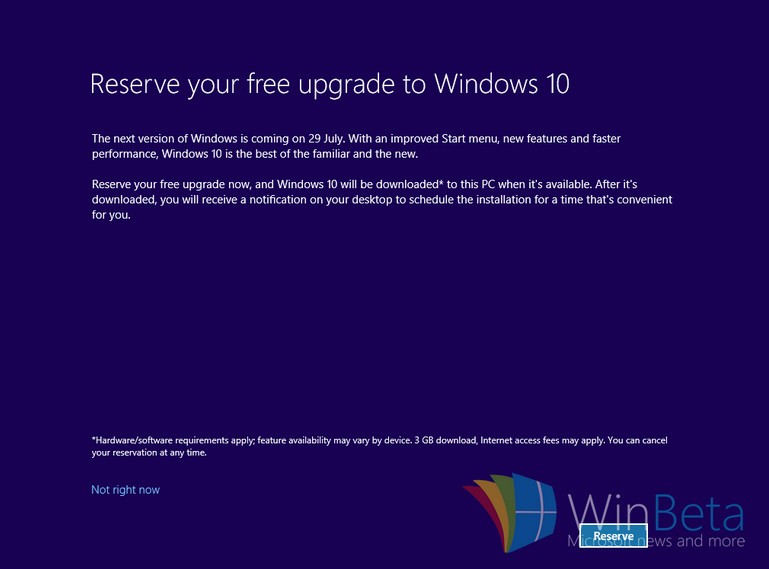 Microsoft'tan bir Windows 10 ekranı daha!