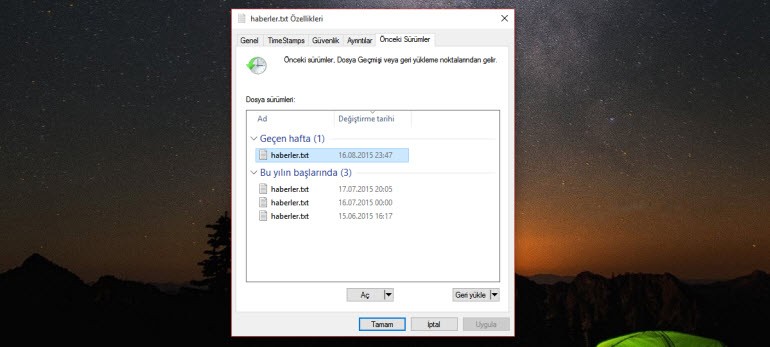 Windows 10'da Dosya Geçmişi'yle yedekleme!