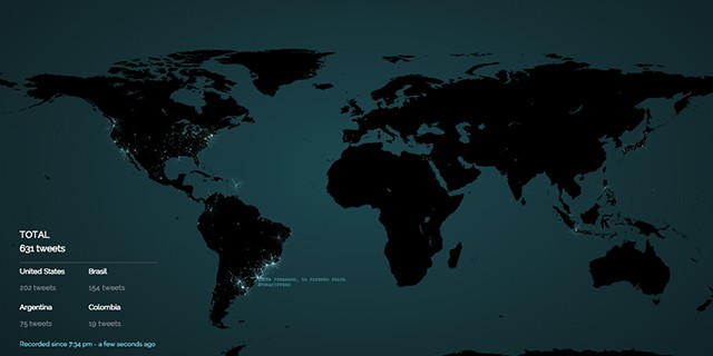 İnternette olup bitenleri gösteren 5 harita!