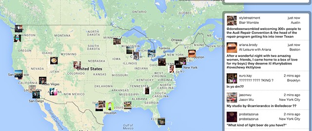 Mapstigram, TweetPing, Fortiguard Threat Map...