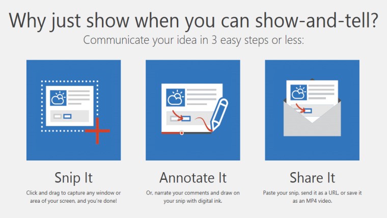 Microsoft'tan yeni ekran görüntüsü aracı Snip