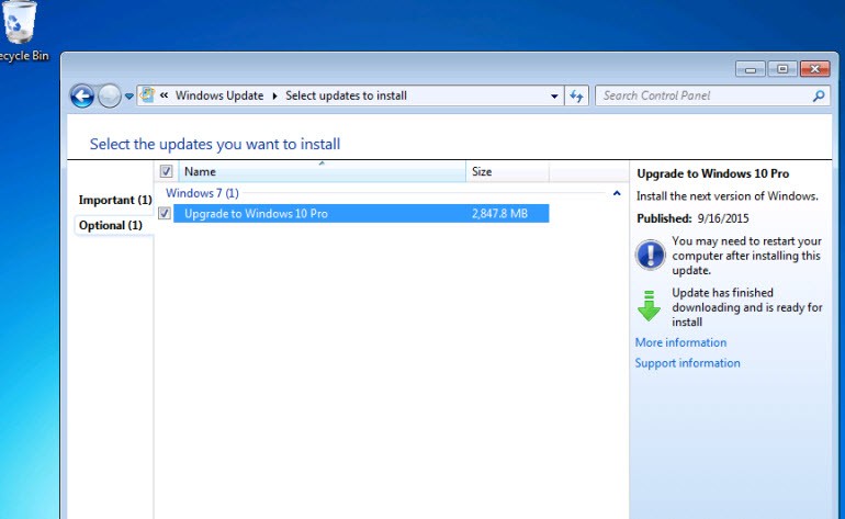İstemeyene de Windows 10!