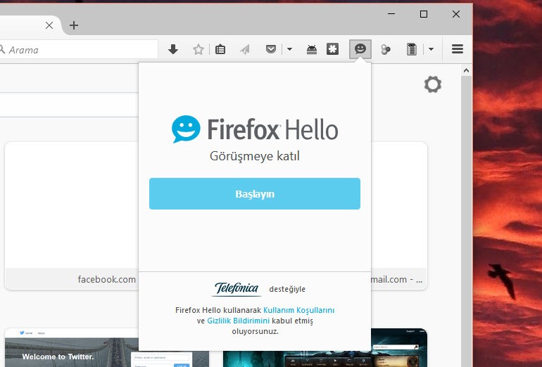Firefox Hello nedir; nasıl kullanılır?
