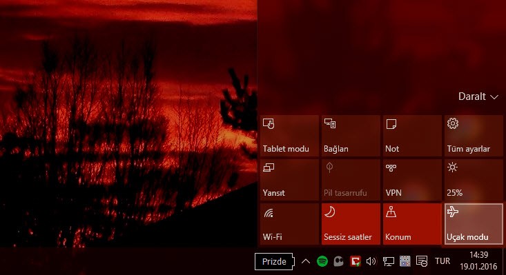 Wi-Fi, Bluetooth ve diğer ayarlar