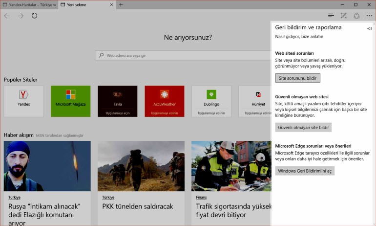 Microsoft Edge'de hangi yenilikler var?