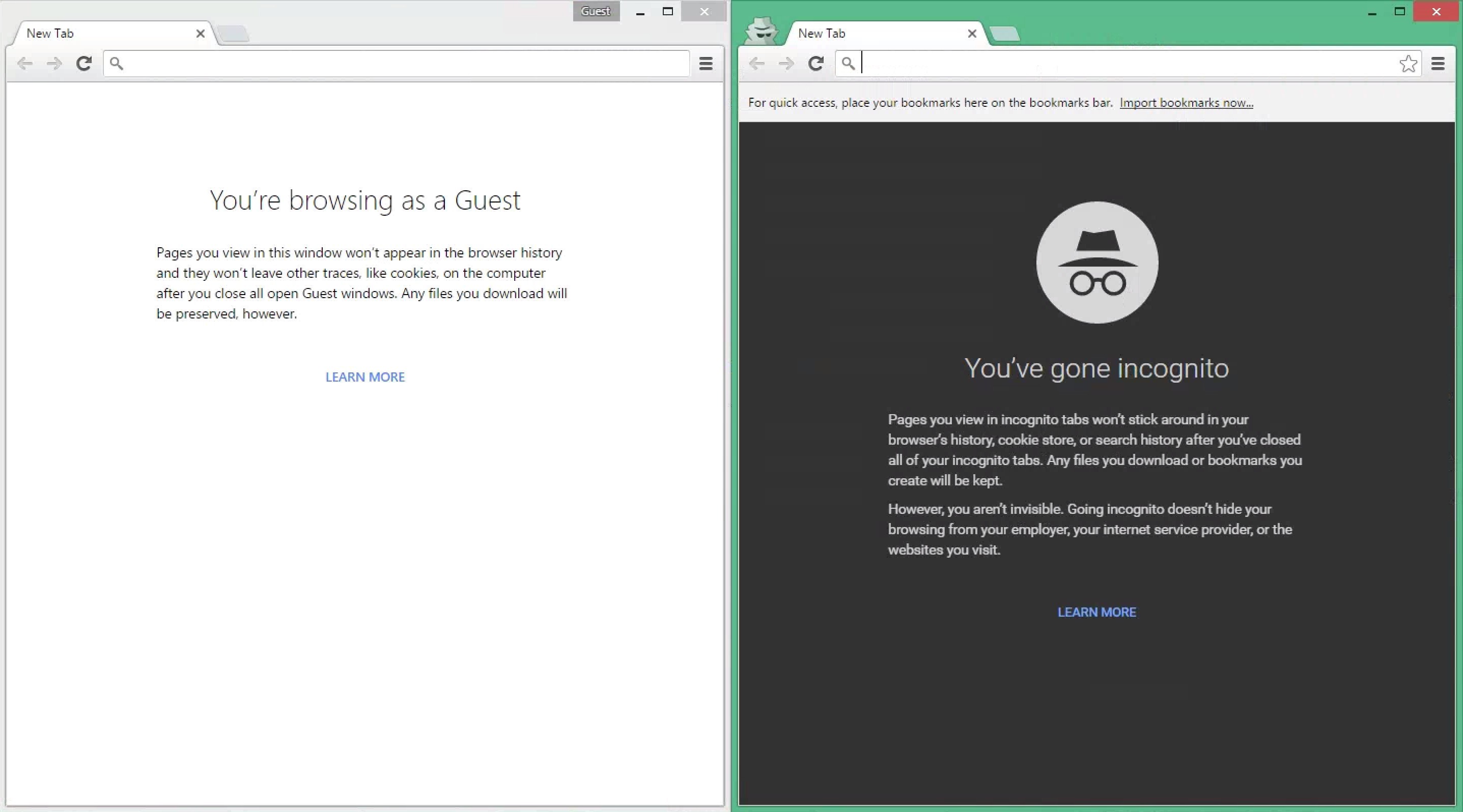 Material Design'lı Chrome'u görün, deneyin!